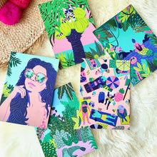 画像をギャラリービューアに読み込む, 【Kim Sielbeck】 ポストカード5枚セット”Tanlines Postcard Pack”