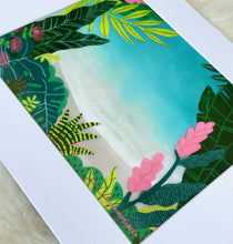 画像をギャラリービューアに読み込む, 【Sarah Caudle×Kim Sielbeck コラボレーション】マットプリント”Beach Jungle”