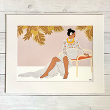 画像をギャラリービューアに読み込む, 【Margaret Rice】マットプリント“Miss Aloha Hula”