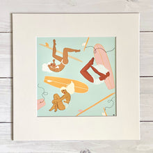 画像をギャラリービューアに読み込む, 【Margaret Rice】マットプリント“The Beautiful Wipeout”