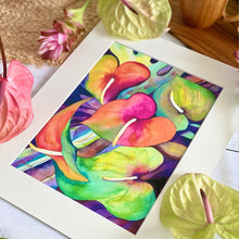 画像をギャラリービューアに読み込む, 【Jocelyn Cheng】 マットプリント”Big Island Anthurium”