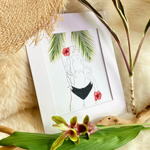 画像をギャラリービューアに読み込む, 【Aloha De Mele】 マットプリント”Topless”