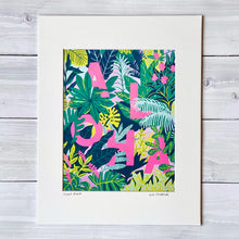 画像をギャラリービューアに読み込む, 【Kim Sielbeck】 マットプリント”Plant Aloha”