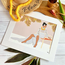 画像をギャラリービューアに読み込む, 【Margaret Rice】マットプリント“Miss Aloha Hula”