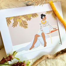 画像をギャラリービューアに読み込む, 【Margaret Rice】マットプリント“Miss Aloha Hula”