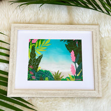 画像をギャラリービューアに読み込む, 【Sarah Caudle×Kim Sielbeck コラボレーション】マットプリント”Beach Jungle”