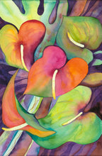 画像をギャラリービューアに読み込む, 【Jocelyn Cheng】 マットプリント”Big Island Anthurium”