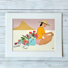 画像をギャラリービューアに読み込む, 【Margaret Rice】マットプリント“Pail of Protea”