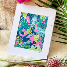 画像をギャラリービューアに読み込む, 【Kim Sielbeck】 マットプリント”Plant Aloha”