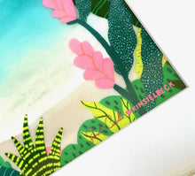 画像をギャラリービューアに読み込む, 【Sarah Caudle×Kim Sielbeck コラボレーション】マットプリント”Beach Jungle”