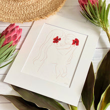 画像をギャラリービューアに読み込む, 【Aloha De Mele】 マットプリント”Mama Form”