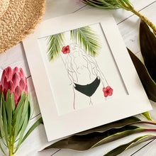 画像をギャラリービューアに読み込む, 【Aloha De Mele】 マットプリント”Topless”