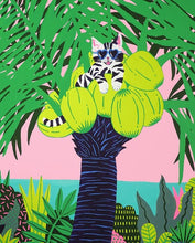 画像をギャラリービューアに読み込む, 【Kim Sielbeck】 マットプリント”Coco Kitty”